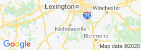 Nicholasville map